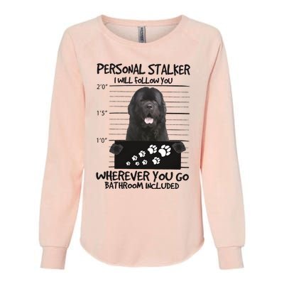 Personal Stalker Newfoundland Womens California Wash Sweatshirt