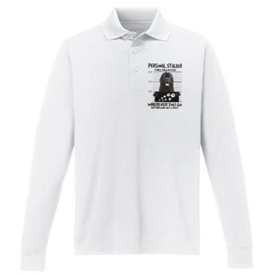 Personal Stalker Newfoundland Performance Long Sleeve Polo