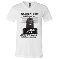 Personal Stalker Newfoundland V-Neck T-Shirt