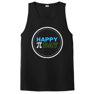 Pi Spiral Novelty Math Geek 3.14 Pi Day PosiCharge Competitor Tank