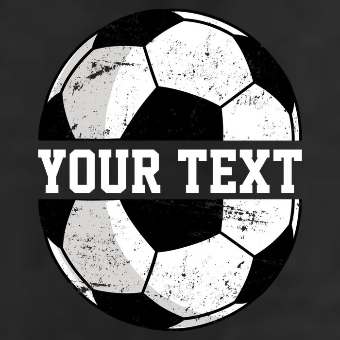 Personalized Soccer Name Custom Family Game Day Garment-Dyed Fleece Hoodie
