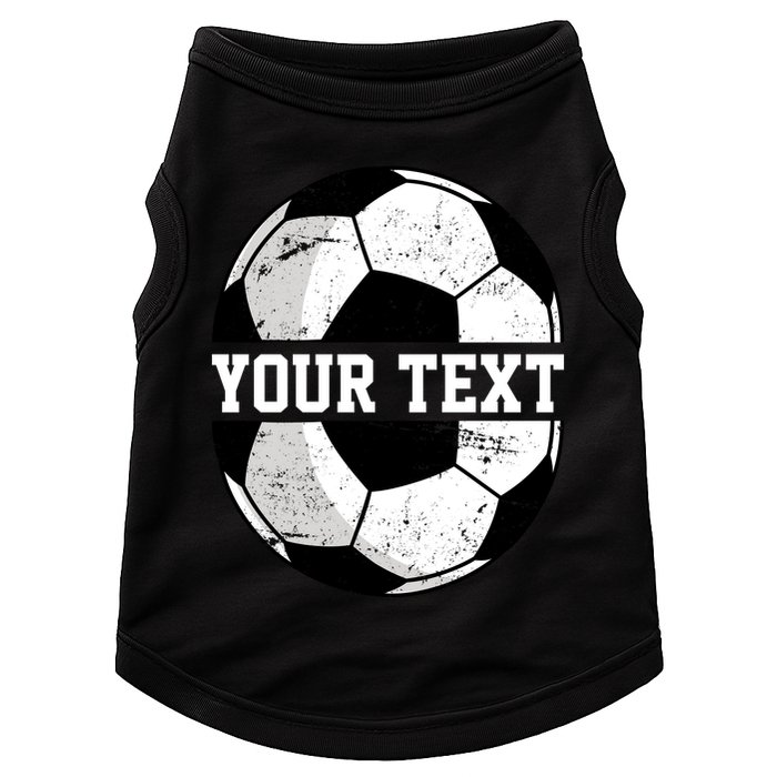 Personalized Soccer Name Custom Family Game Day Doggie Tank