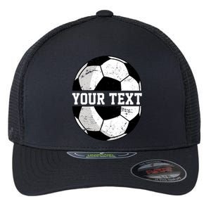 Personalized Soccer Name Custom Family Game Day Flexfit Unipanel Trucker Cap