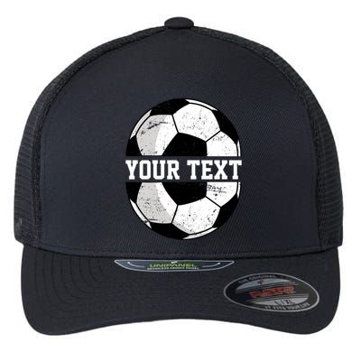 Personalized Soccer Name Custom Family Game Day Flexfit Unipanel Trucker Cap