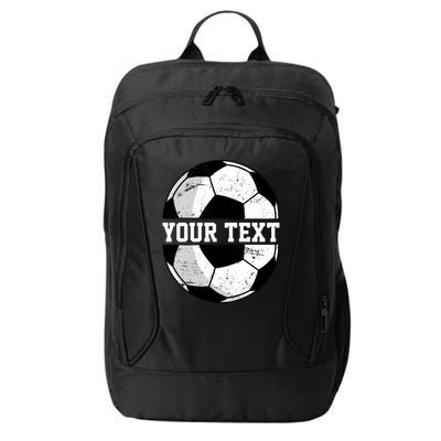 Personalized Soccer Name Custom Family Game Day City Backpack