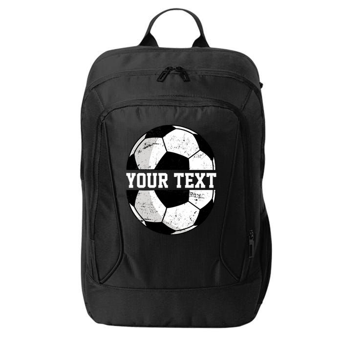 Personalized Soccer Name Custom Family Game Day City Backpack