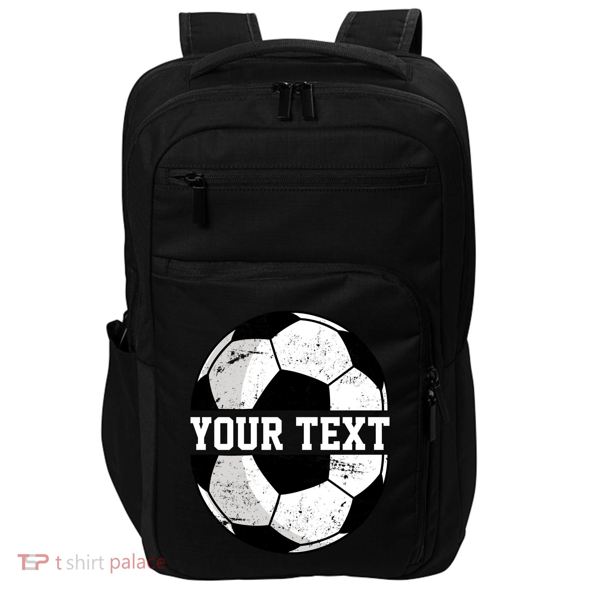 Personalized Soccer Name Custom Family Game Day Impact Tech Backpack