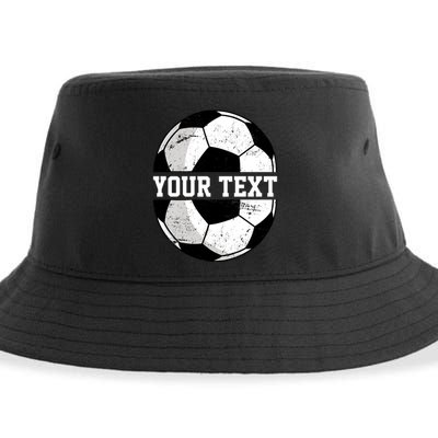 Personalized Soccer Name Custom Family Game Day Sustainable Bucket Hat