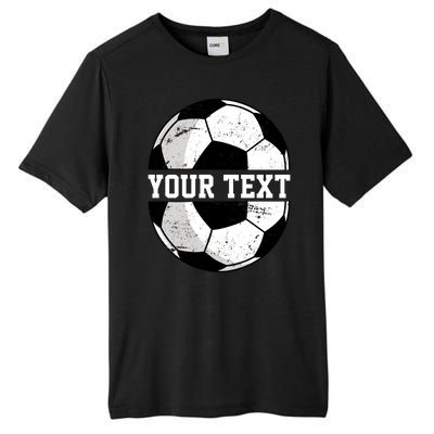 Personalized Soccer Name Custom Family Game Day Tall Fusion ChromaSoft Performance T-Shirt