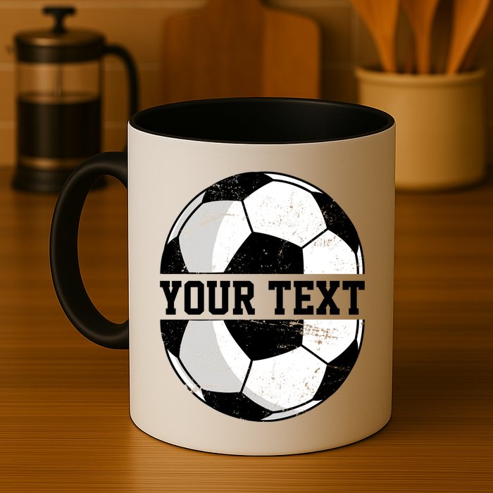 Personalized Soccer Name Custom Family Game Day Mug