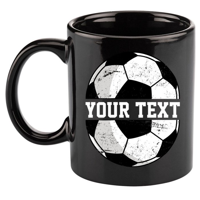 Personalized Soccer Name Custom Family Game Day 11oz C Handle Ceramic Mug