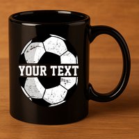 Personalized Soccer Name Custom Family Game Day 11oz C Handle Ceramic Mug