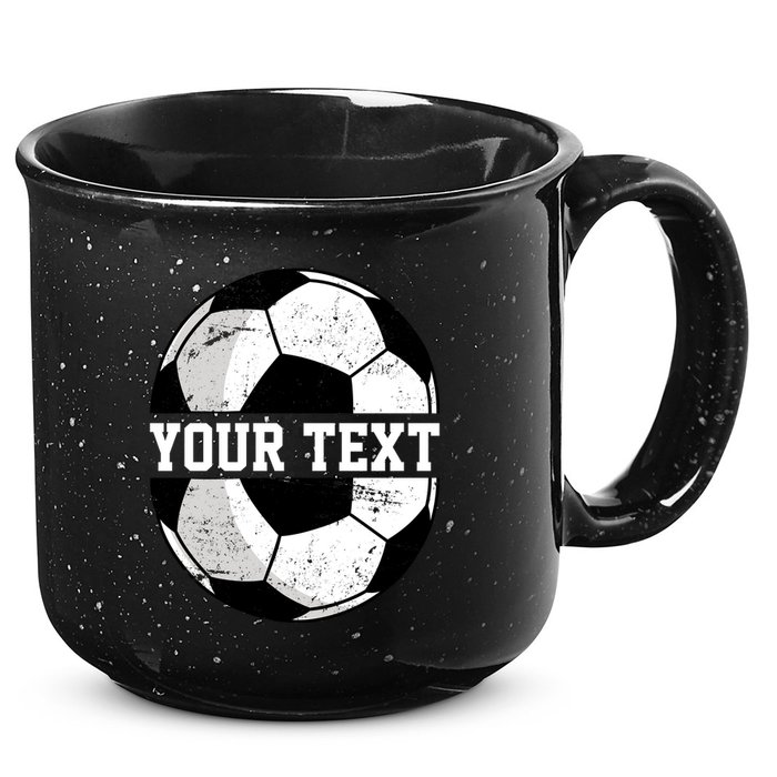 Personalized Soccer Name Custom Family Game Day 15oz Campfire Ceramic Mug