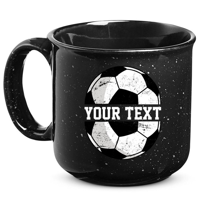 Personalized Soccer Name Custom Family Game Day 15oz Campfire Ceramic Mug