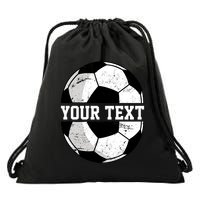 Personalized Soccer Name Custom Family Game Day Drawstring Bag