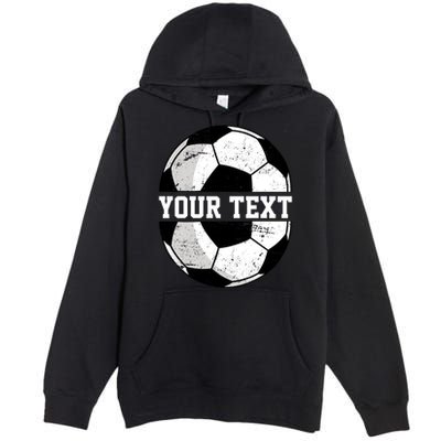 Personalized Soccer Name Custom Family Game Day Premium Pullover Hoodie