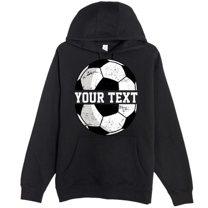 Personalized Soccer Name Custom Family Game Day Premium Pullover Hoodie