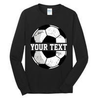 Personalized Soccer Name Custom Family Game Day Tall Long Sleeve T-Shirt