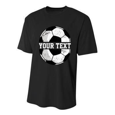 Personalized Soccer Name Custom Family Game Day Youth Performance Sprint T-Shirt