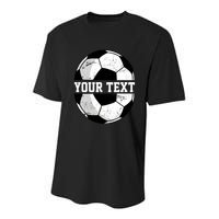 Personalized Soccer Name Custom Family Game Day Youth Performance Sprint T-Shirt