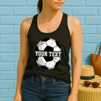 Personalized Soccer Name Custom Family Game Day Womens Tank Top
