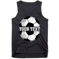 Personalized Soccer Name Custom Family Game Day Tank Top