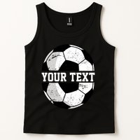 Personalized Soccer Name Custom Family Game Day Tank Top