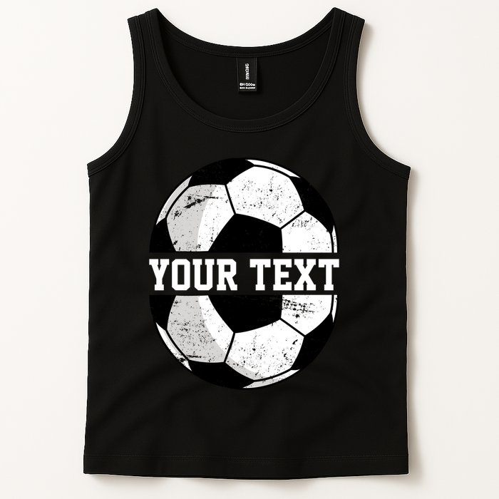 Personalized Soccer Name Custom Family Game Day Tank Top