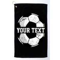 Personalized Soccer Name Custom Family Game Day Golf Towel