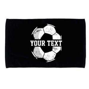 Personalized Soccer Name Custom Family Game Day Microfiber Hand Towel