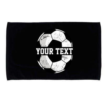 Personalized Soccer Name Custom Family Game Day Microfiber Hand Towel