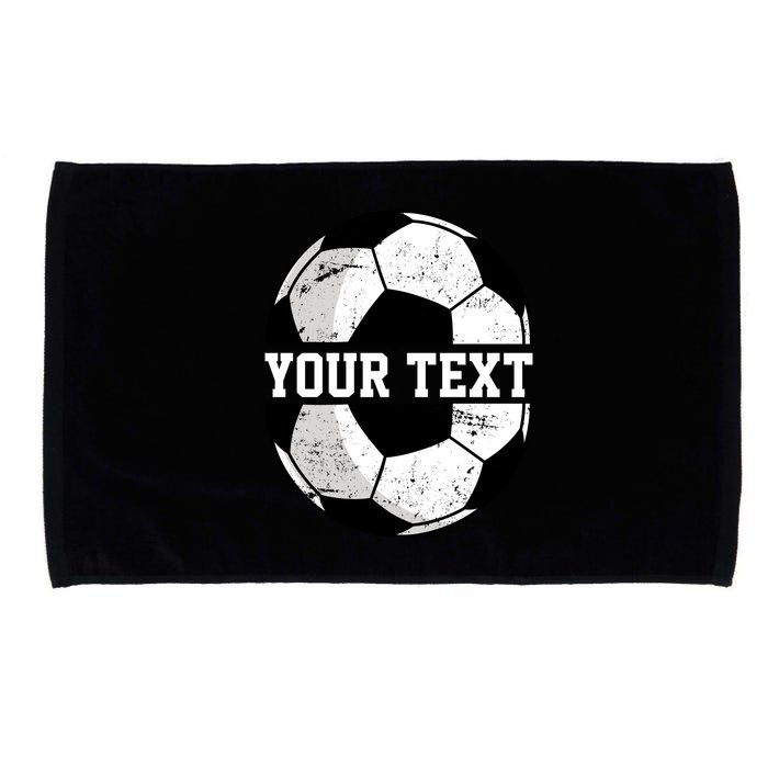 Personalized Soccer Name Custom Family Game Day Microfiber Hand Towel