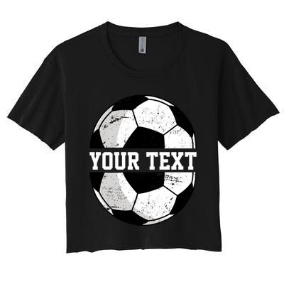 Personalized Soccer Name Custom Family Game Day Crop Top