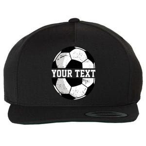 Personalized Soccer Name Custom Family Game Day Wool Snapback Cap