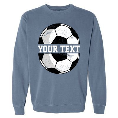 Personalized Soccer Name Custom Family Game Day Garment-Dyed Sweatshirt