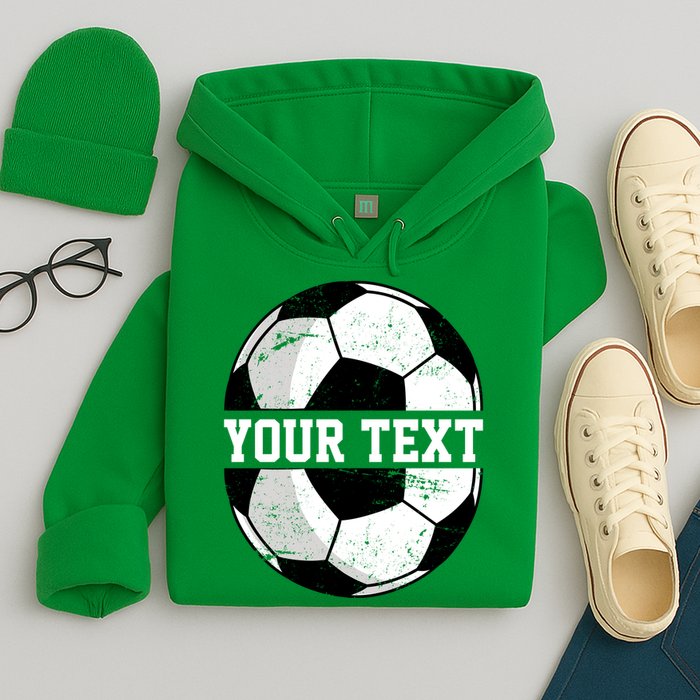 Personalized Soccer Name Custom Family Game Day Hoodie