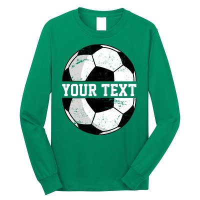 Personalized Soccer Name Custom Family Game Day Long Sleeve Shirt