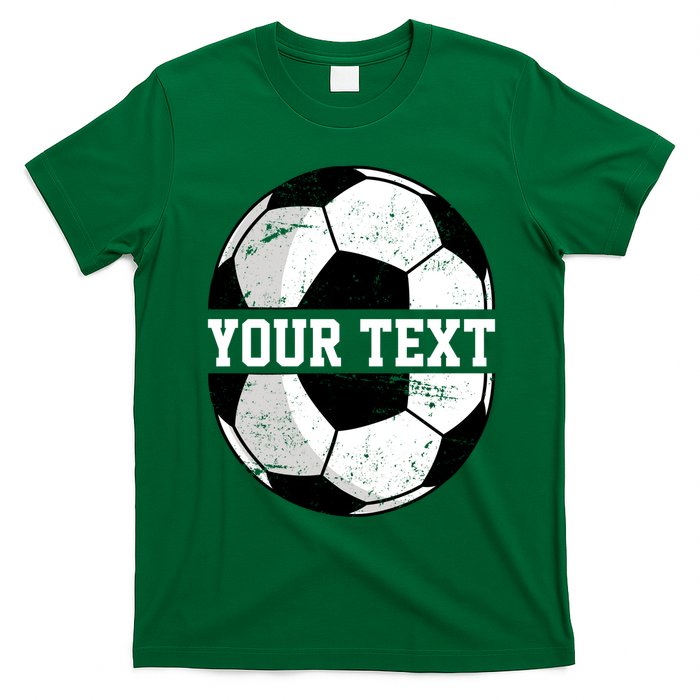 Personalized Soccer Name Custom Family Game Day T-Shirt