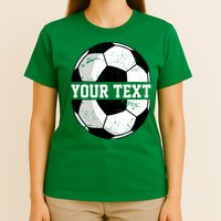 Personalized Soccer Name Custom Family Game Day T-Shirt