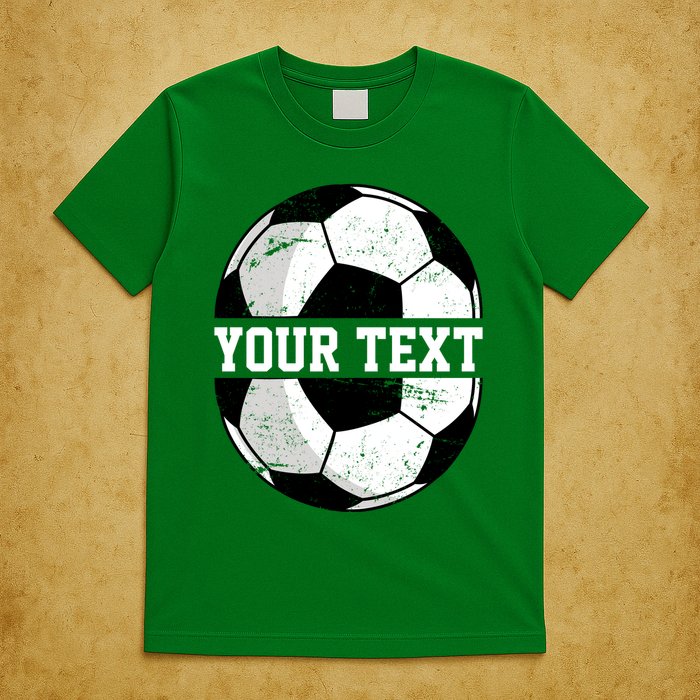 Personalized Soccer Name Custom Family Game Day T-Shirt