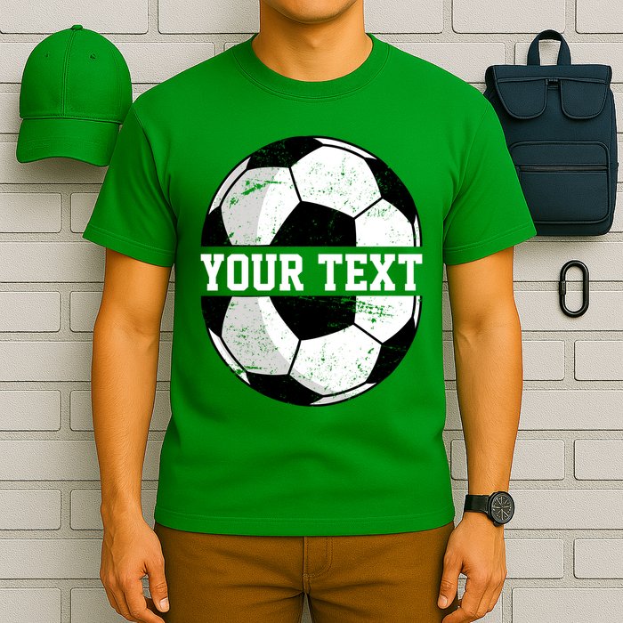 Personalized Soccer Name Custom Family Game Day T-Shirt