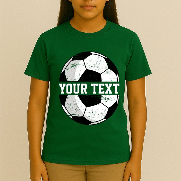 Personalized Soccer Name Custom Family Game Day T-Shirt