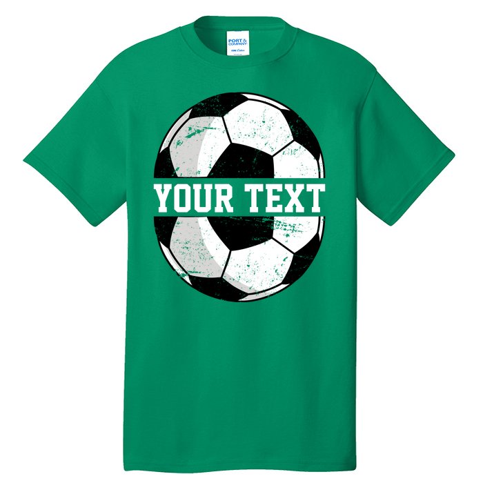 Personalized Soccer Name Custom Family Game Day Tall T-Shirt