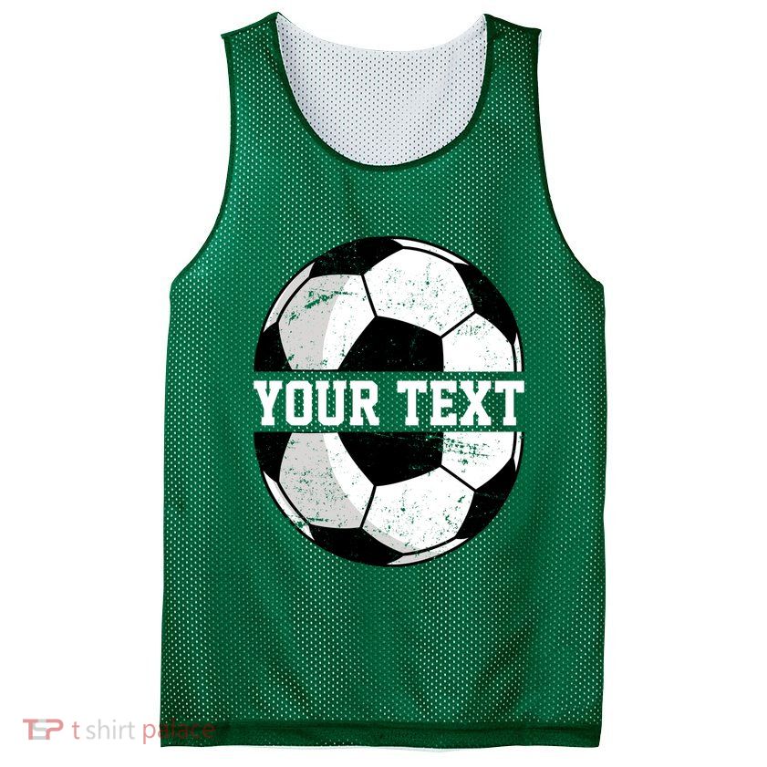 Personalized Soccer Name Custom Family Game Day Mesh Reversible Basketball Jersey Tank