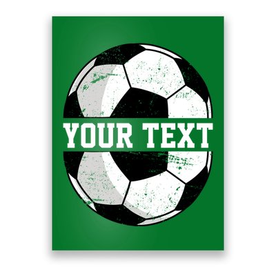Personalized Soccer Name Custom Family Game Day Poster