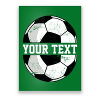 Personalized Soccer Name Custom Family Game Day Poster