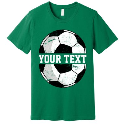 Personalized Soccer Name Custom Family Game Day Premium T-Shirt