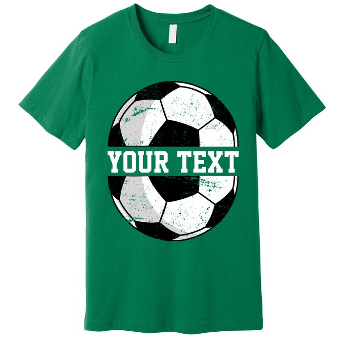 Personalized Soccer Name Custom Family Game Day Premium T-Shirt
