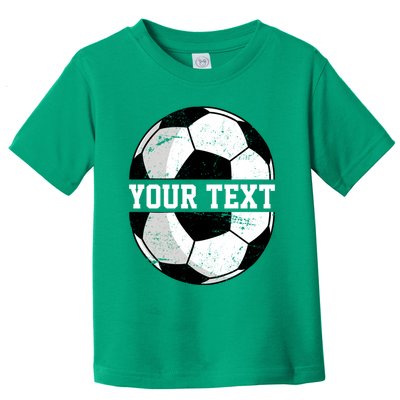 Personalized Soccer Name Custom Family Game Day Toddler T-Shirt