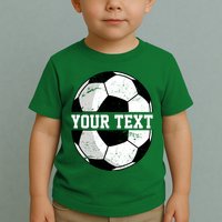 Personalized Soccer Name Custom Family Game Day Toddler T-Shirt